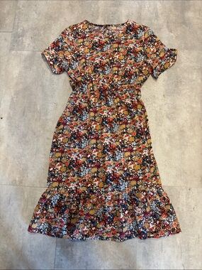 Floral tshirt dress